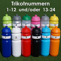 TeamKiste - fußball trinkflaschen – Trinkflaschen Flaschenträger Set